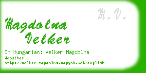 magdolna velker business card
